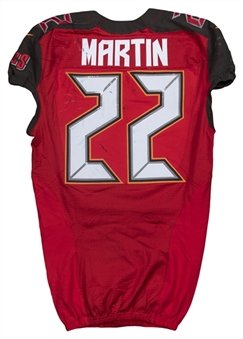 2016 Doug Martin Game Used & Photo Matched Tampa Bay Buccaneers Home Jersey Used on 12/11/16 (Resolution Photomatching)
